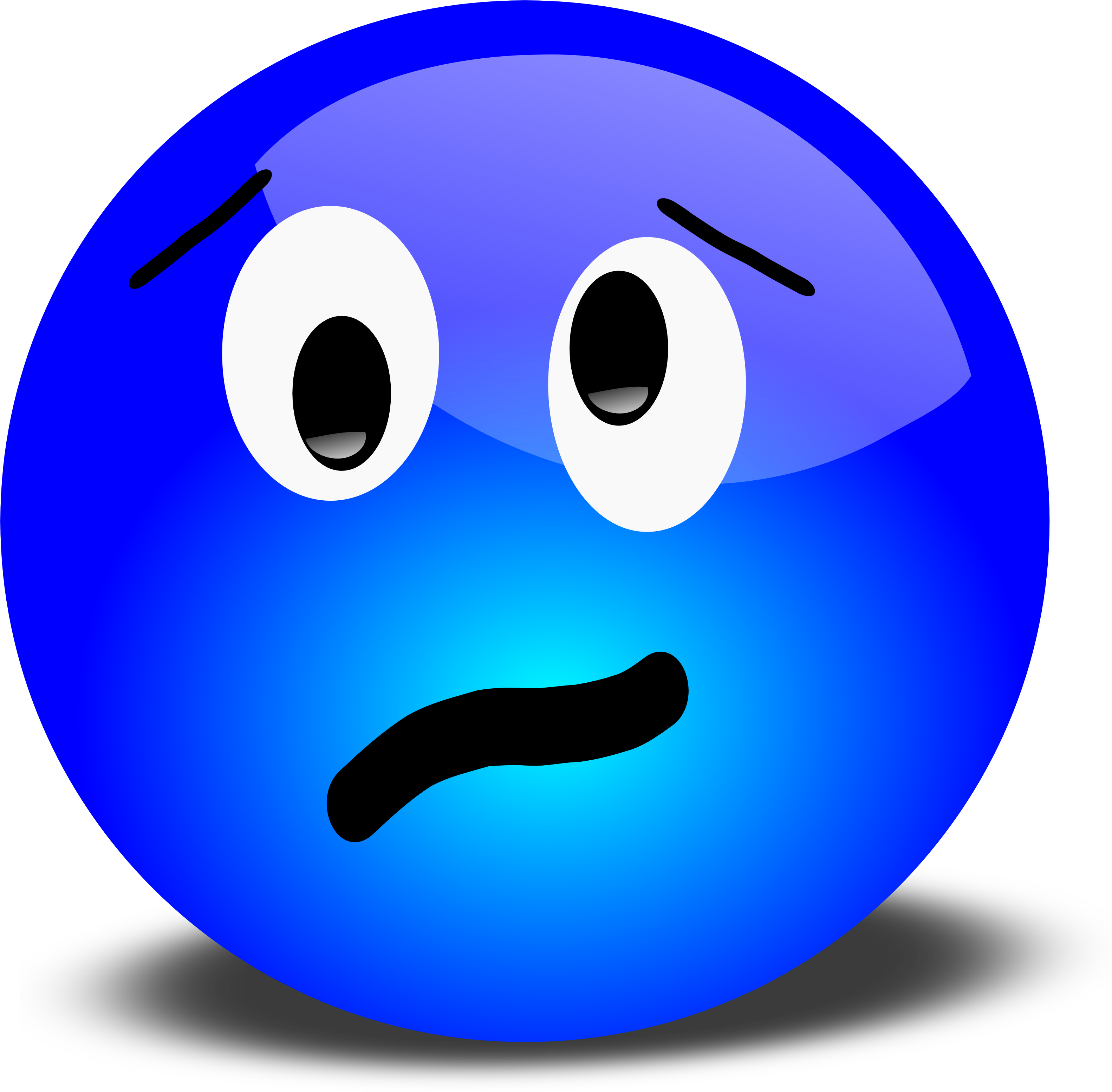 Free 3d Stressed Smiley Face Clipart Illustration - Life Is Funny: Insults, Jokes And More (3200x3134)