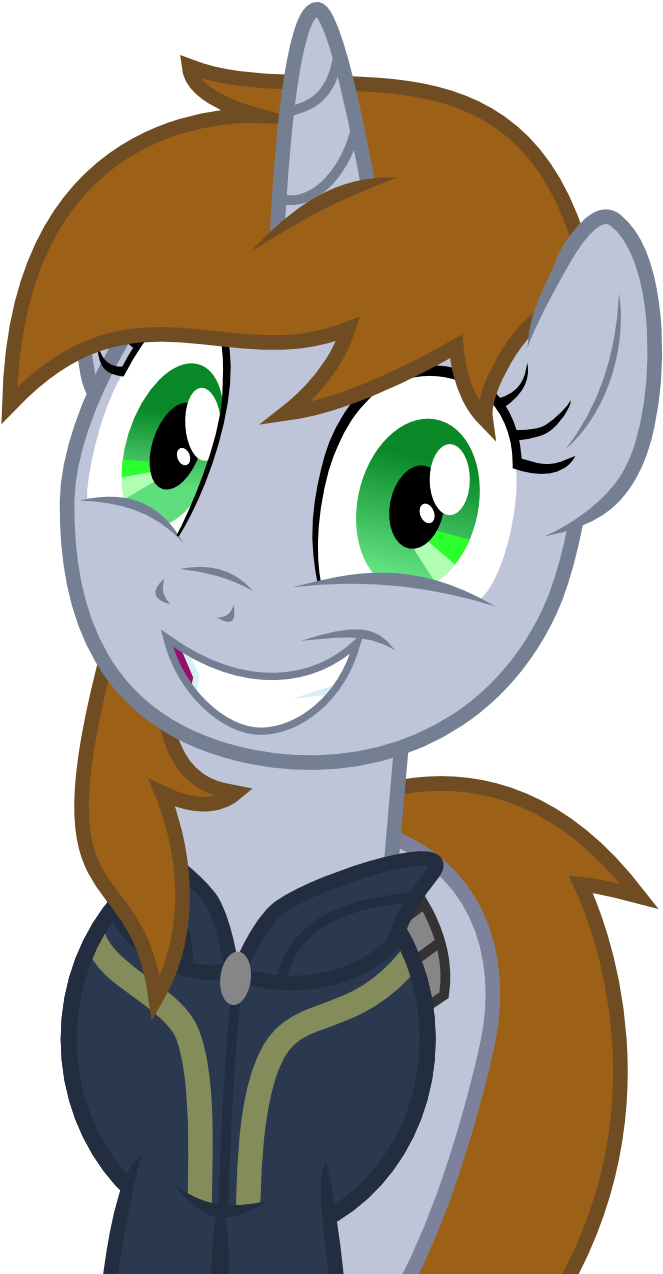 Brisineo, Clothes, Crazy Face, Faic, Fallout Equestria, - Mlp Littlepip Vector (750x1295)