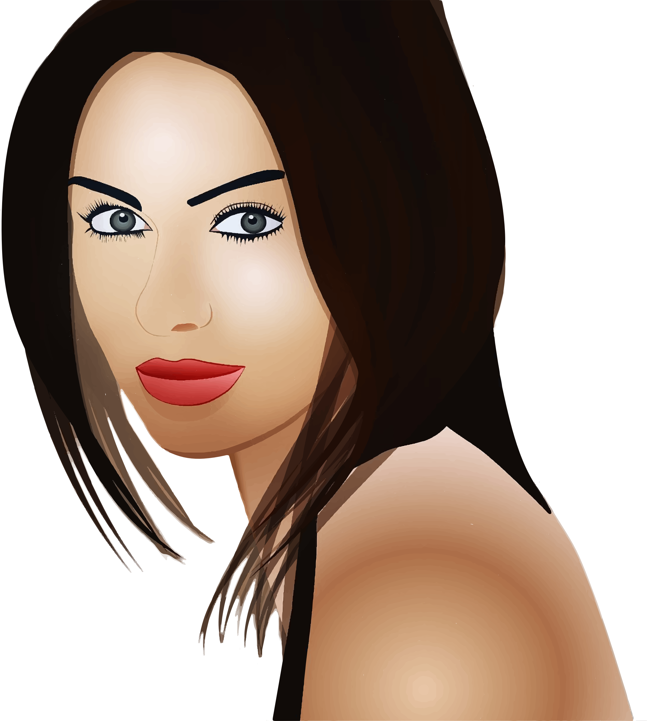 Portrait Clip Art - Portrait Clip Art (2154x2400)