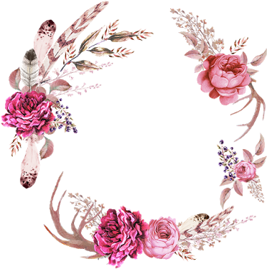 Frames Floral Em Png - Contact Photos Az (400x400)