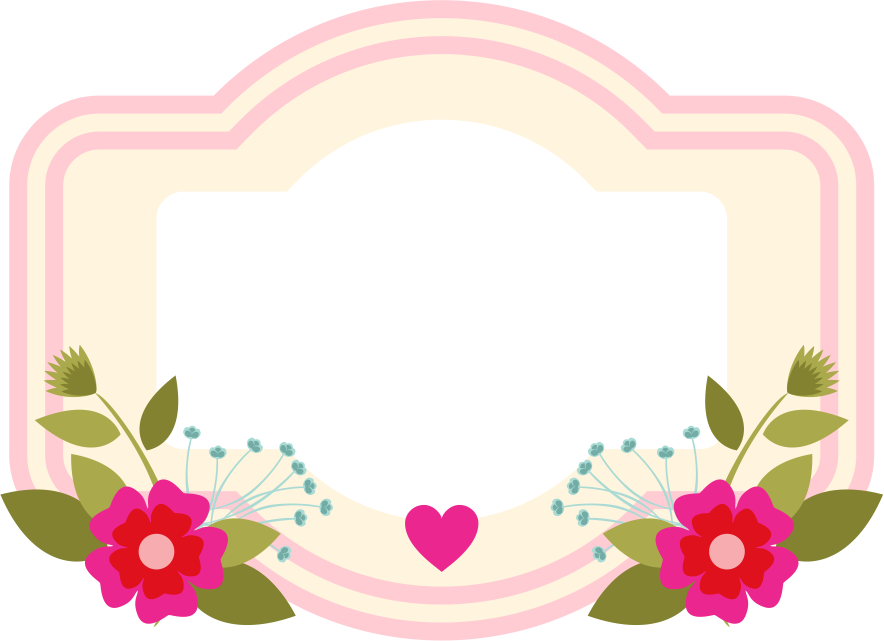 Frame Floral Em Png Para Baixar - Frame Floral Png (884x641)