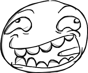 Drawn Smiley Face Clipart - Line Art (450x340)