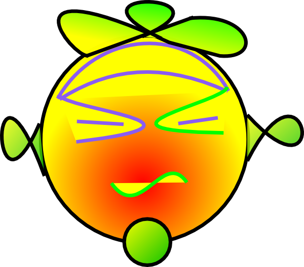 Pin Face Of Angry Woma - Smiley (600x528)