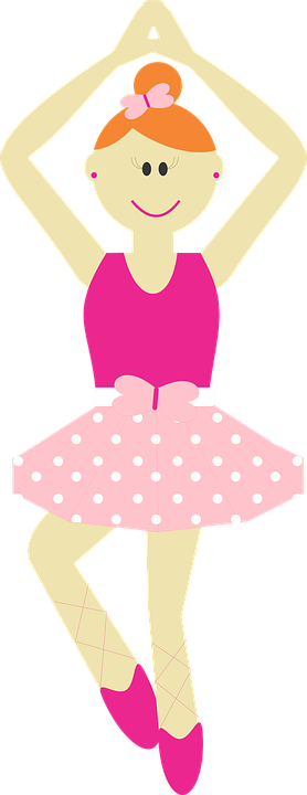 Ballerina Girl Cliparts - Cartoon Ballerina Png (278x720)