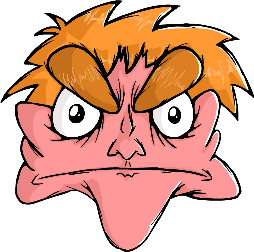 Updated Angry Face By Iheofficial On Clipart Library - Ihe I Hate Everything (906x906)