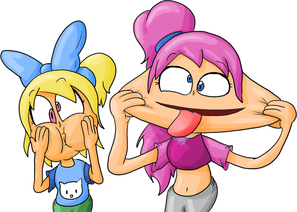Silly Sister Faces By Juacoproductionsarts - Cartoon (1024x732)