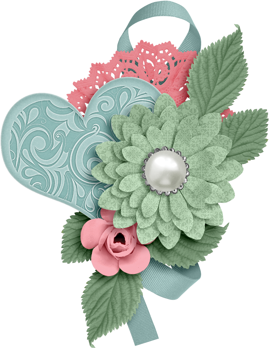 B *✿* Flower - Scrapbook Flower Png (932x1199)