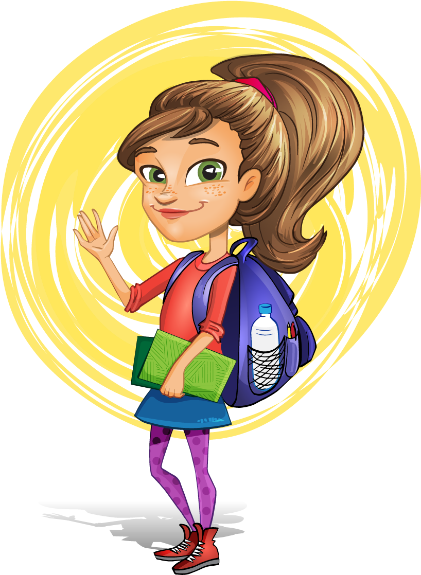 Png Getting Ready For School Transparent Getting Ready Cartoon Characters Going To School 922x1236 Png Clipart Download