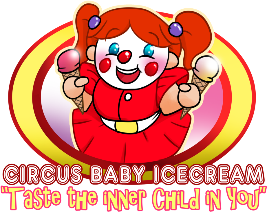 Beautiful Baby S Eating Ice Cream Stock Vector - Circus Baby Ice Cream (1024x840)