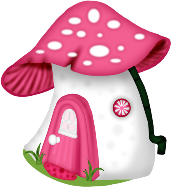 Champignons,png,tubes - Casa De Hongo Png (600x646)