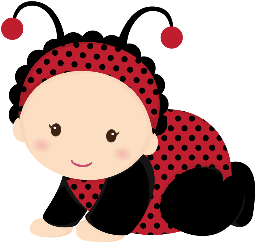 Mariquita Bebé - Dibujo - Ladybug Invitations Baby Shower (900x900)
