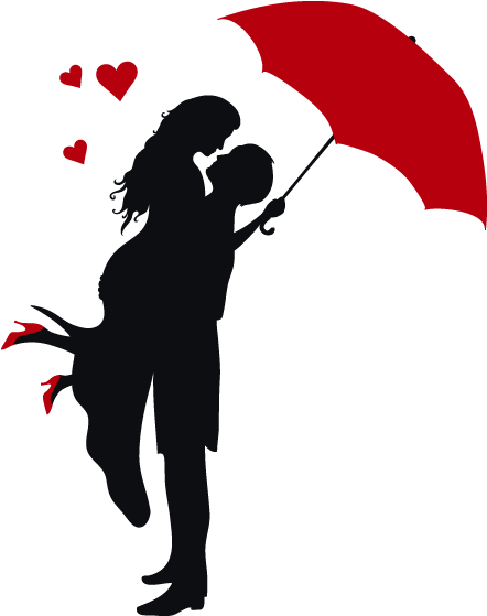 Quieres Darle Un Toque Romántico A La Decoración De - Couple Cartoon Black And White (600x600)