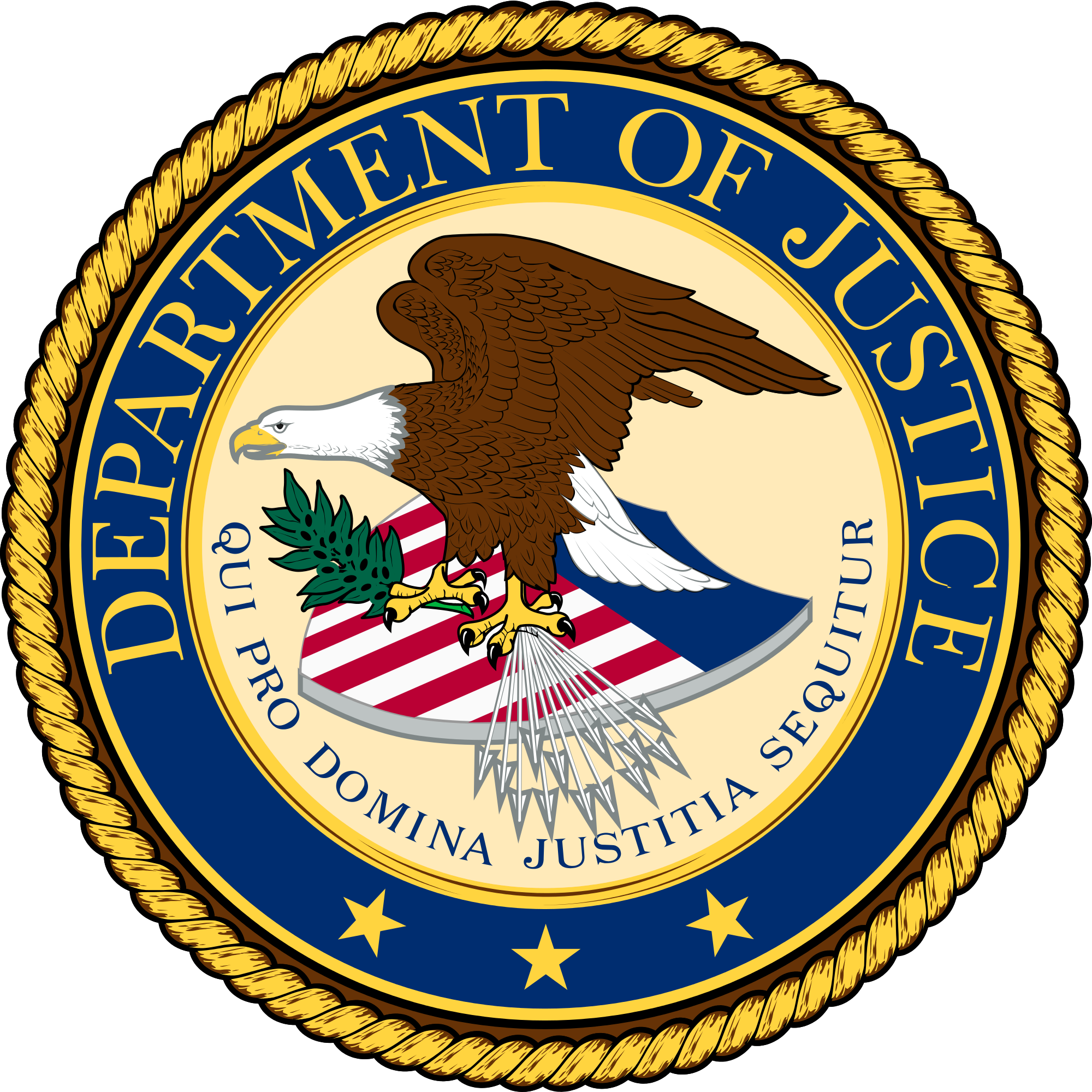 Seal Of The United States Department Of Justice - Department Of Justice Seal (2000x2000)
