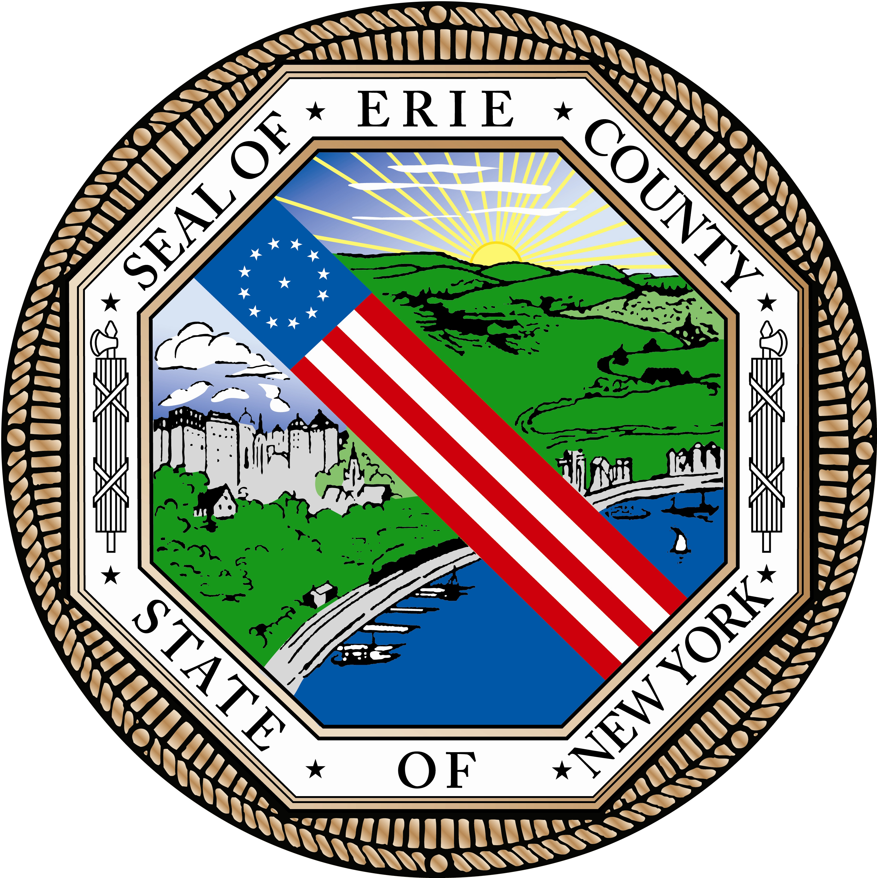 Erie County Seal Only Png - Erie County Seal Only Png (2913x2917)