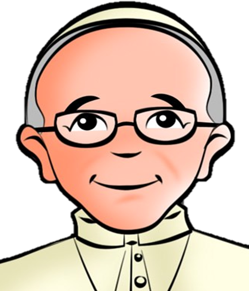 Me Presento A La Puerta De Su Casa Para Hablarles De - Pope Francis For Coloring (513x600)