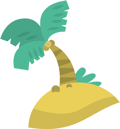 Coconut Tree Illustration Icon - Coconut (550x550)