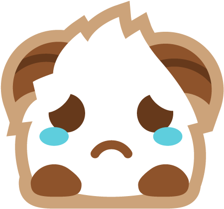 Poro Is Sad - League Of Legends Emoji (500x500)