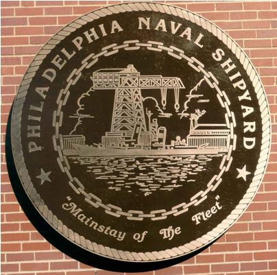 Philadelphia Naval Shipyard Cast Seal - Philadelphia Naval Shipyard Logo (600x400)
