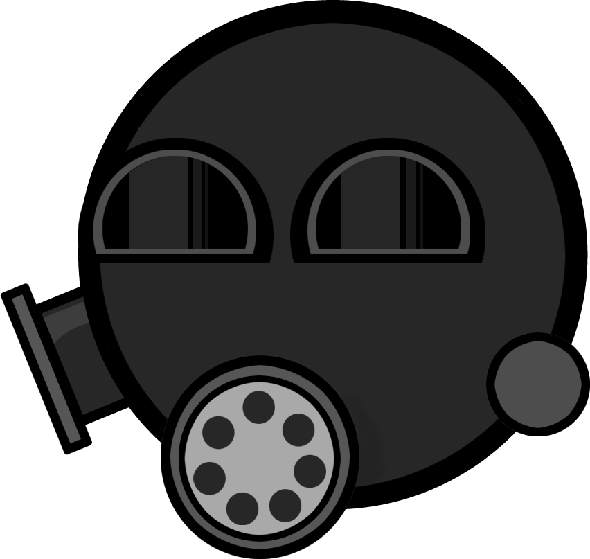 The Ultimute Smiley Collection - Roblox T Shirt Gas Mask (852x807)
