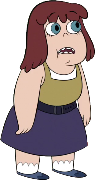 Cartoon Fat Woman - Fat Girl Cartoon Characters - (373x621) Png Clipart  Download