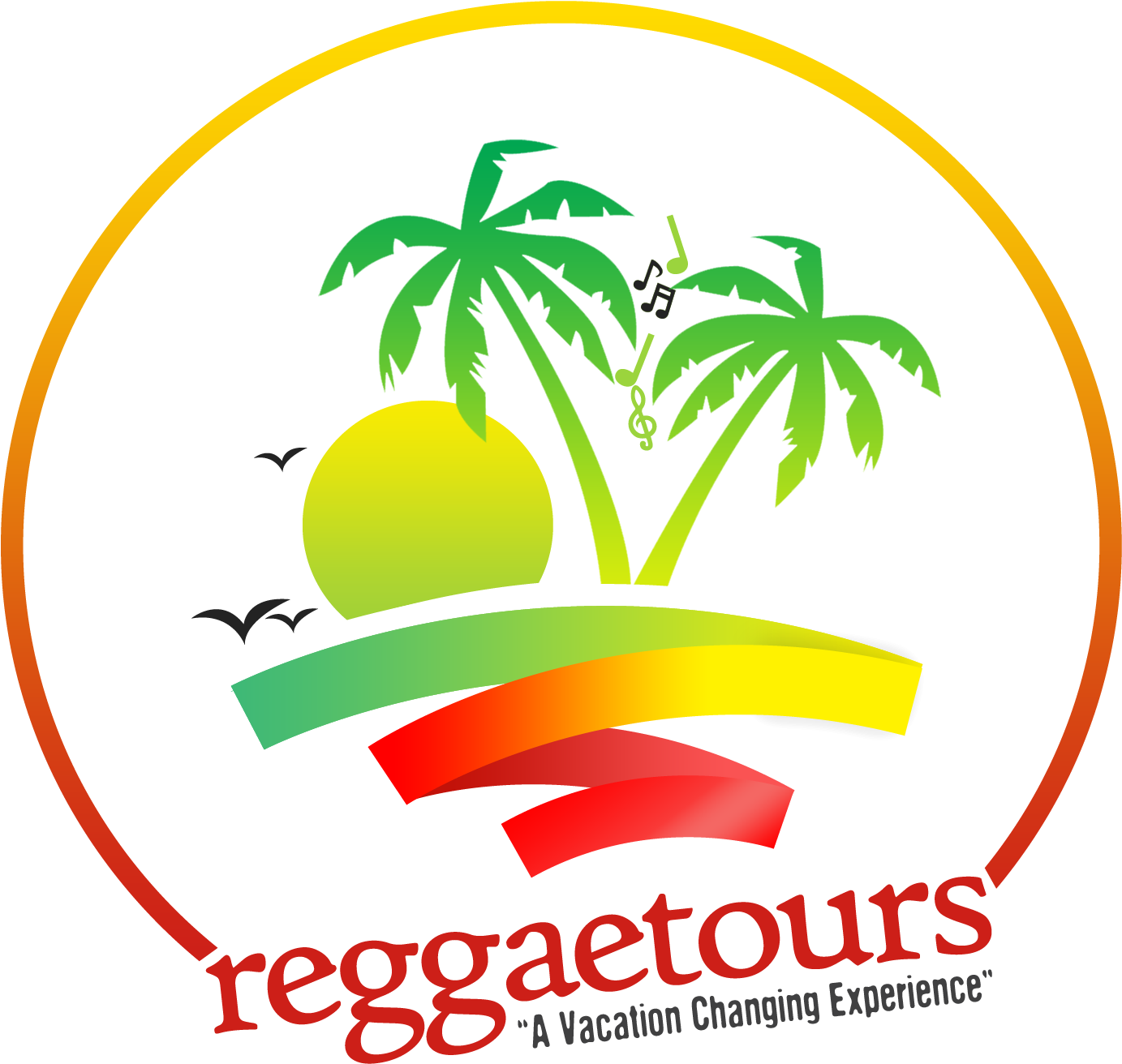 Home Reggae Tours - Palm Tree Logo (1415x1340)