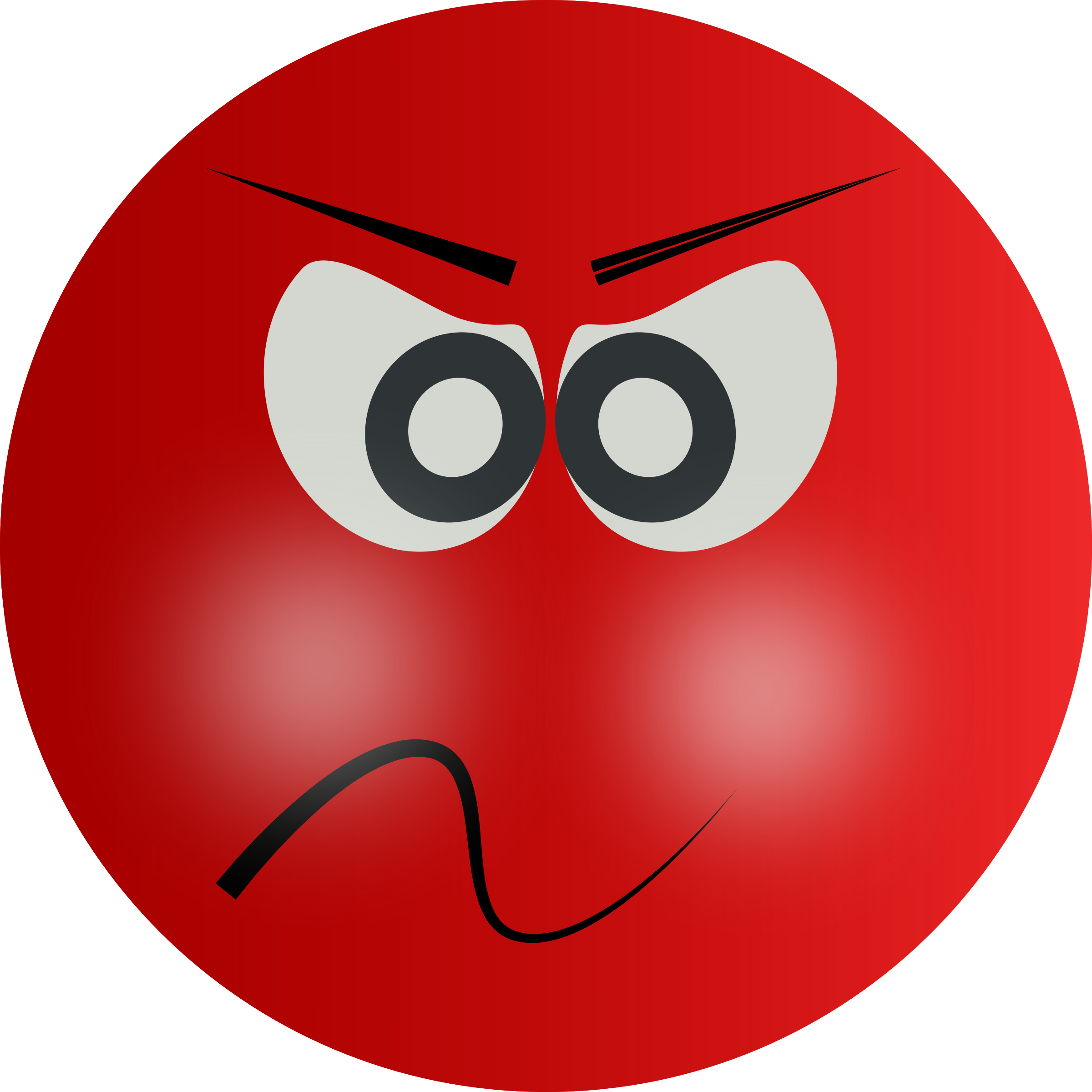 Smiley Anger Face Clip Art - Smiley Anger Face Clip Art (2400x2400)