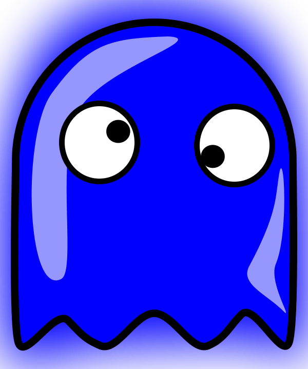 Pacman - Pacman Ghost (600x719)