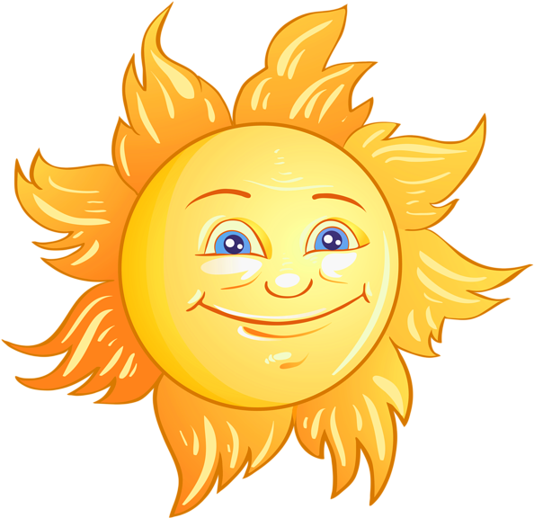 Transparent Deco Sun Png Clipart Picture - Sun Png Clipart (600x593)