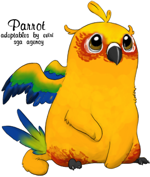Sun Conure By Rice-chex - Sun Conure Happy Birthday (350x350)