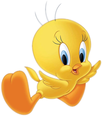 Tweety Bird Tweety Clipart Image - Roommates Rmk1488gm Tweety Peel Stick Giant Wall Decals (403x439)