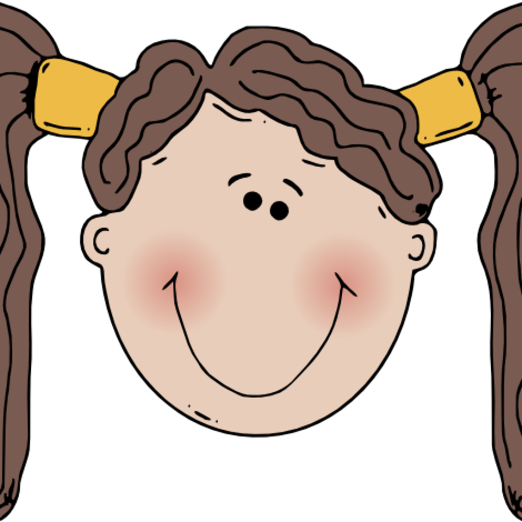 Face Clipart Girl Face Clip Art At Clker Vector Clip - All About Me Thematic Unit Web (1024x1024)