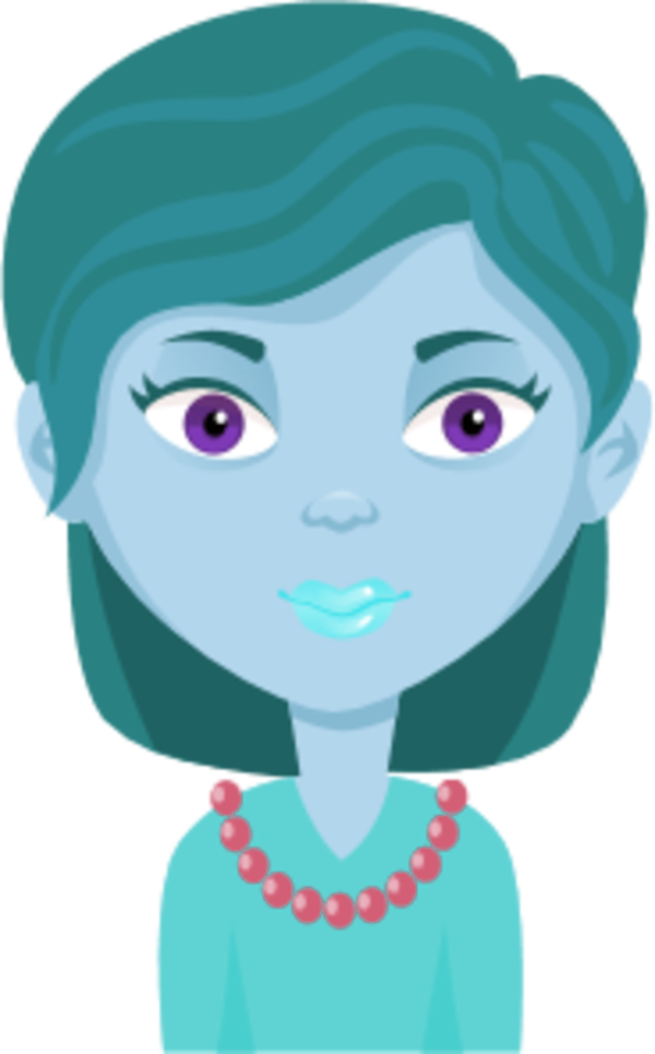 Female Woman Cartoon Avatar - Подписка На Канал Gif (600x965)