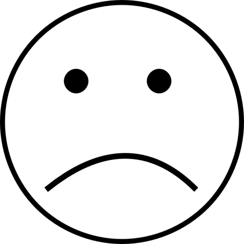 Sad Face Black And White Black And White Sad Face Clip - Sad Face On Black Background (1280x1280)