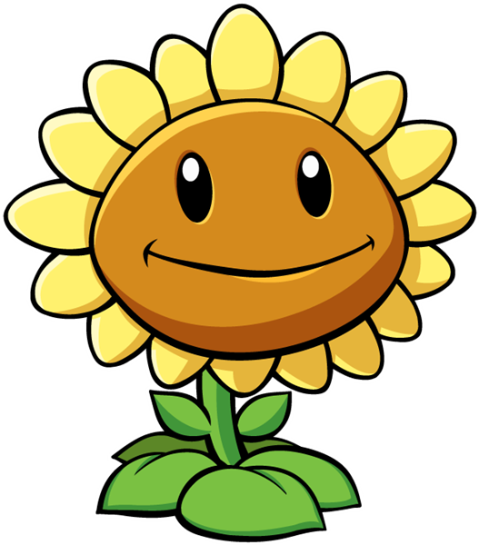 Pvz Sunflower By Derpylittletoaster - Plants Vs Zombies Sunflower (527x600)