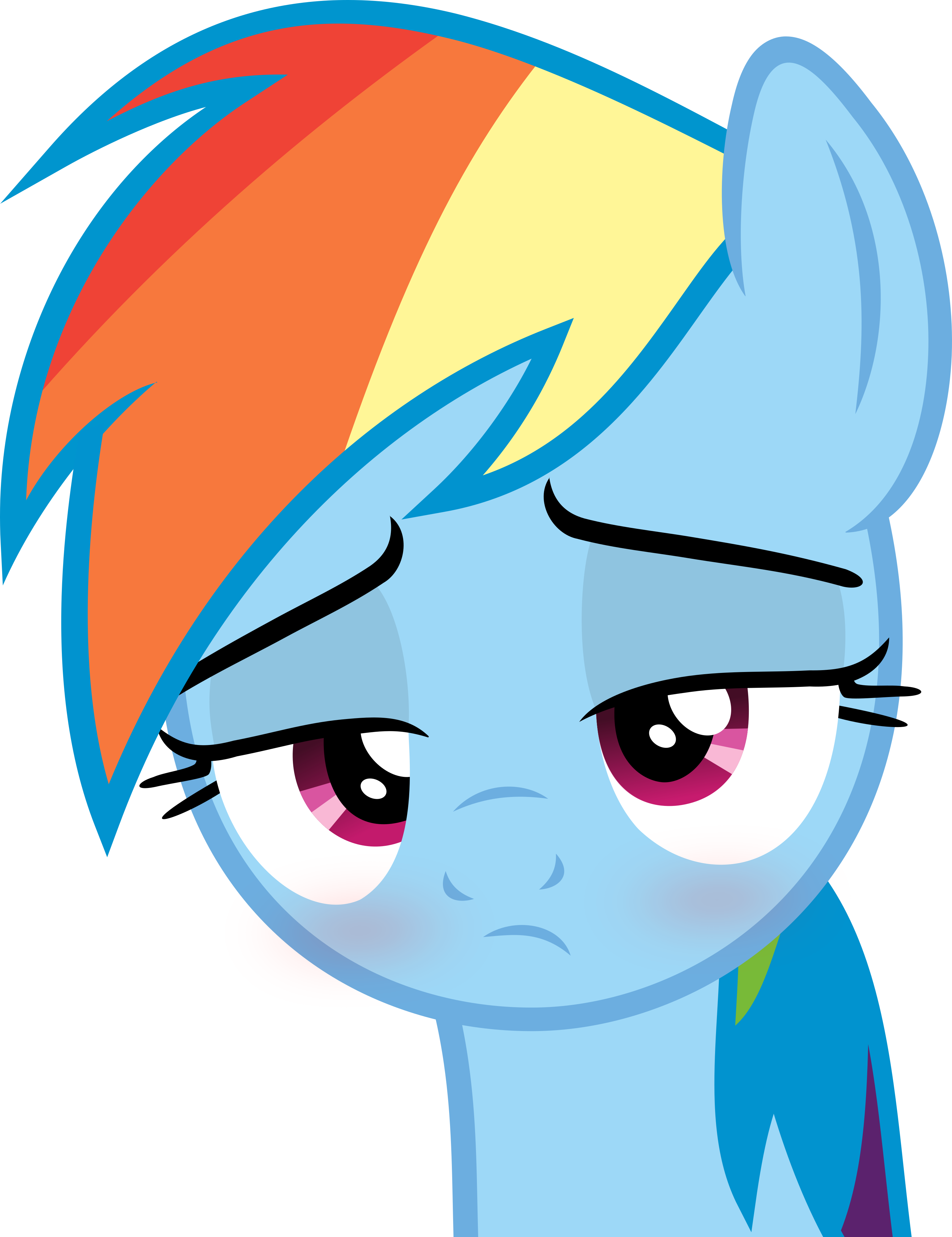 Rainbowdrunk By Slb94 Rainbowdrunk By Slb94 - Rainbow Dash Blushing (3078x4000)