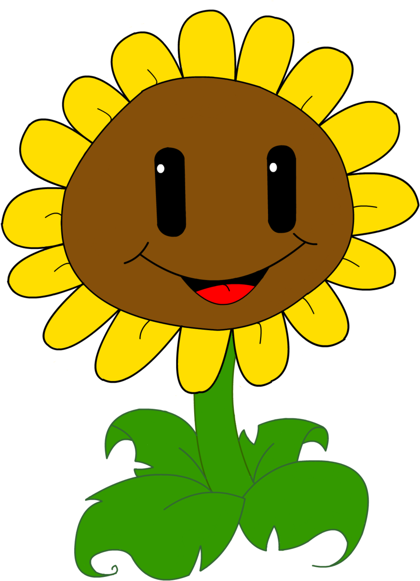 Pvz Sunflower By Palkiamaniacrk Pvz Sunflower By Palkiamaniacrk - Vector Graphics (900x1205)