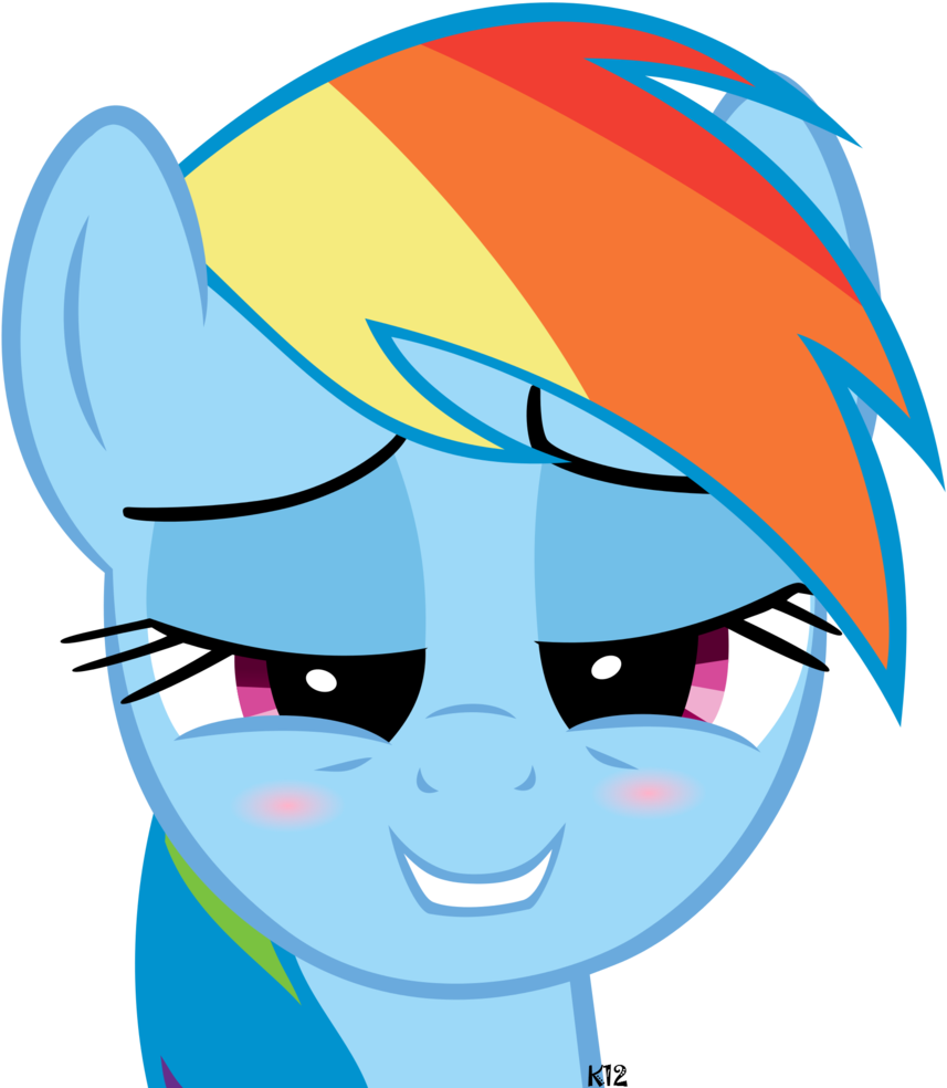 Katze2012, Blushing, Rainbow Dash, Safe, Simple Background, - Rainbow Dash In Shades (900x1018)