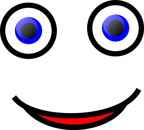 Blank Smiley Clip Art - Blank Smile Face (600x544)