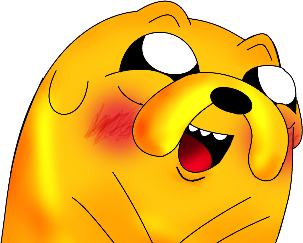 Via - Adventure Time Jake Blushing (1600x961)