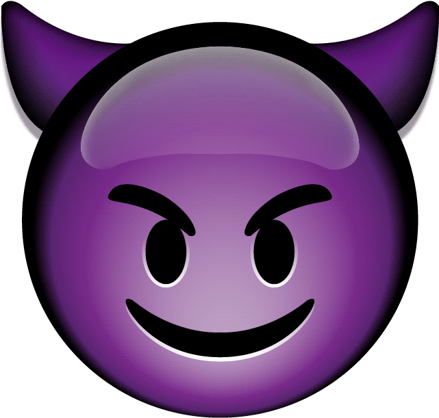 Zona-warez - Smiling Face With Horns Emoji Png (640x640)
