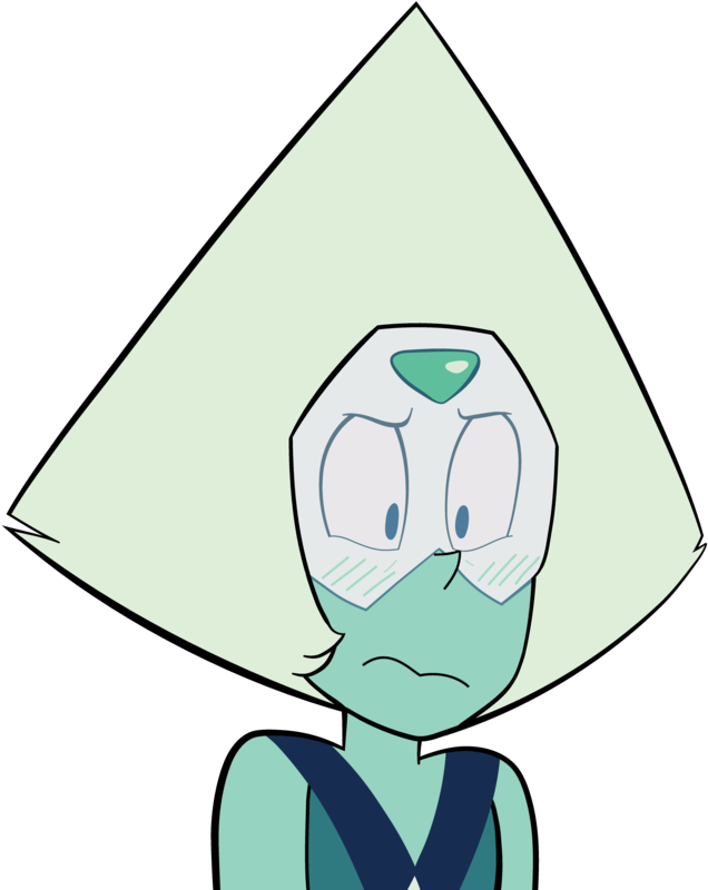 Peridot Embarrassed By The Mimic - Peridot Steven Universe Embarassed (991x806)
