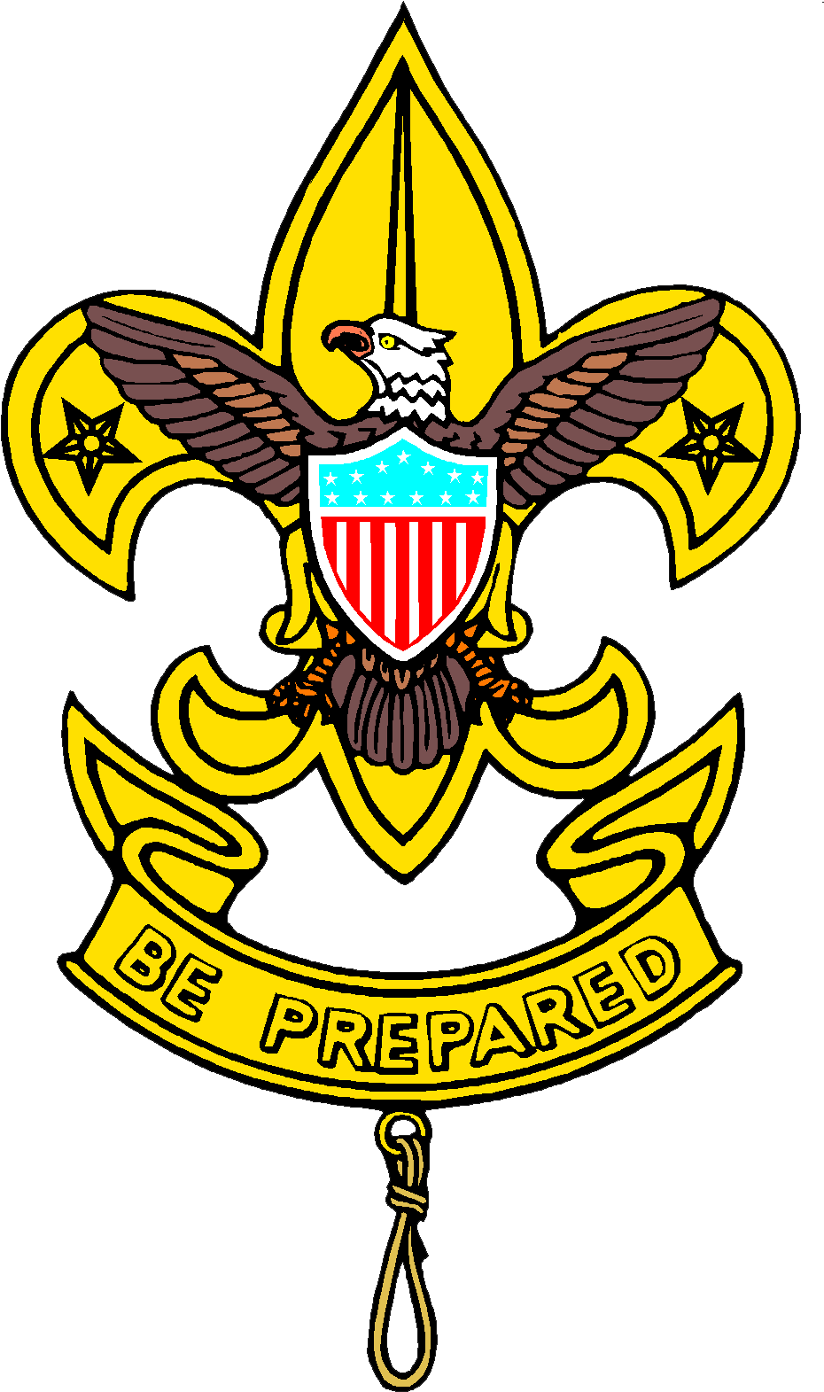 Logo Fleur De Lys - Boy Scouts Of America (1016x1621)