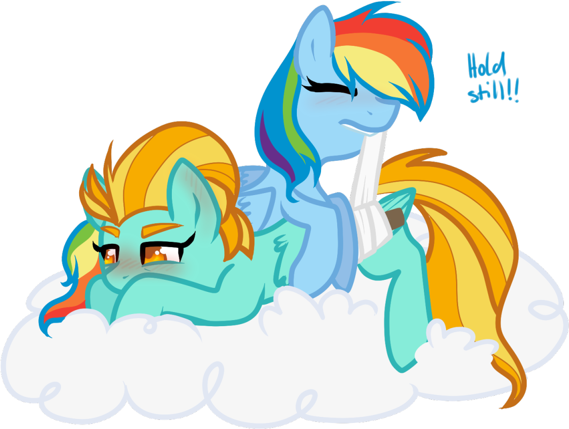 Suenden-hund, Bandage, Blushing, Cloud, Embarrassed, - Cartoon (1280x960)