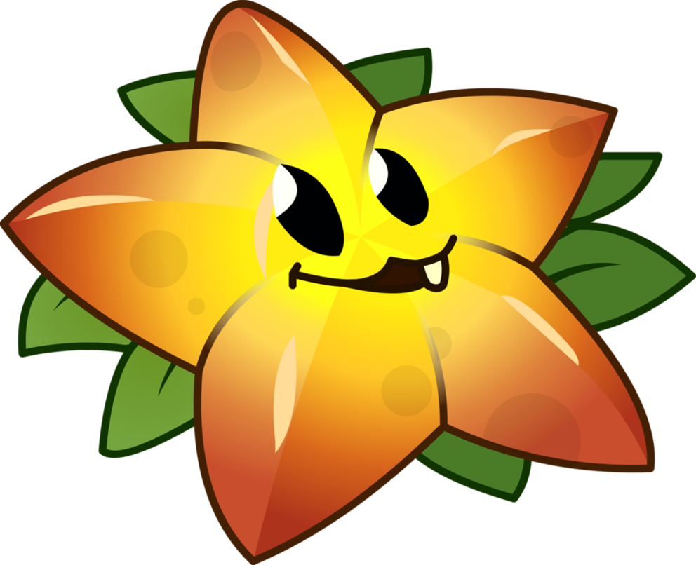 Plants Vs Zombies 2 Starfruit Sunflower Plants Vs Zombies - Plant Vs Zombie 2 Character (992x806)