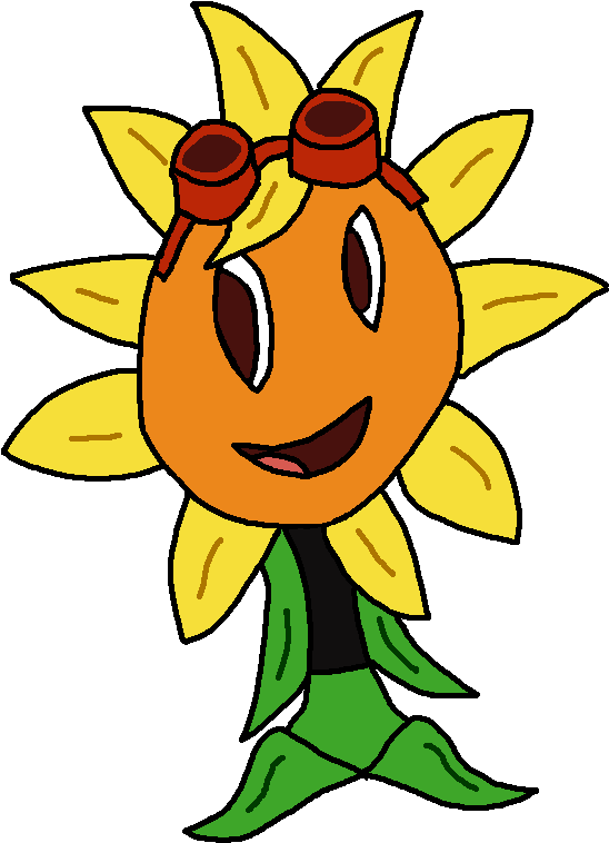 Sunflower From Plants Vs - Solar Flare Plant Vs Zombie (568x877)