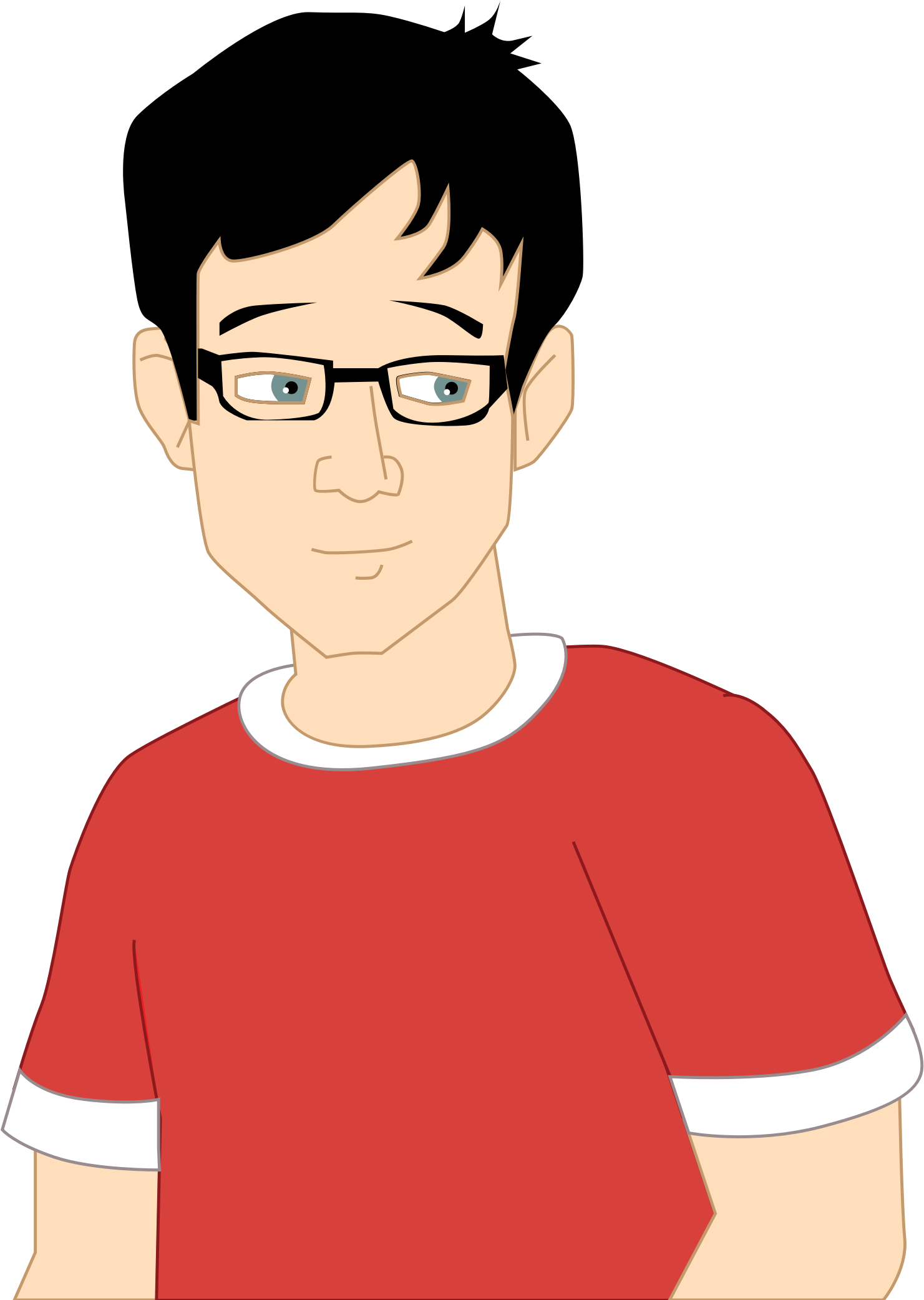 Boy Adolescence Clip Art - Boy Adolescence Clip Art (1481x2083)