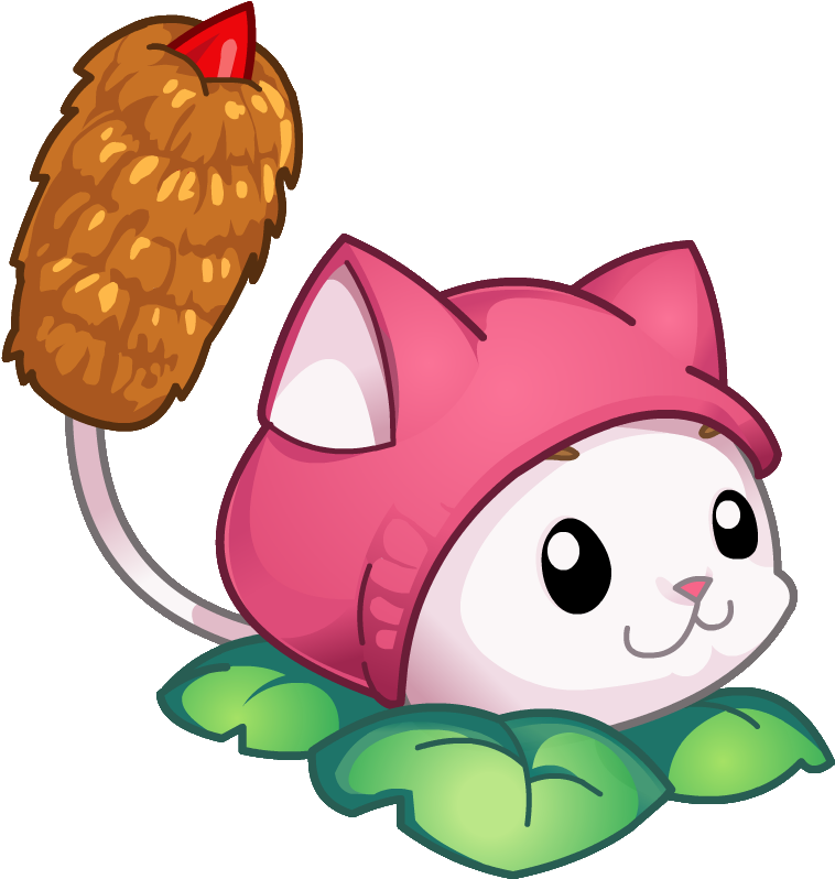 Hd Cat - Plants Vs Zombies Cattail (887x860)