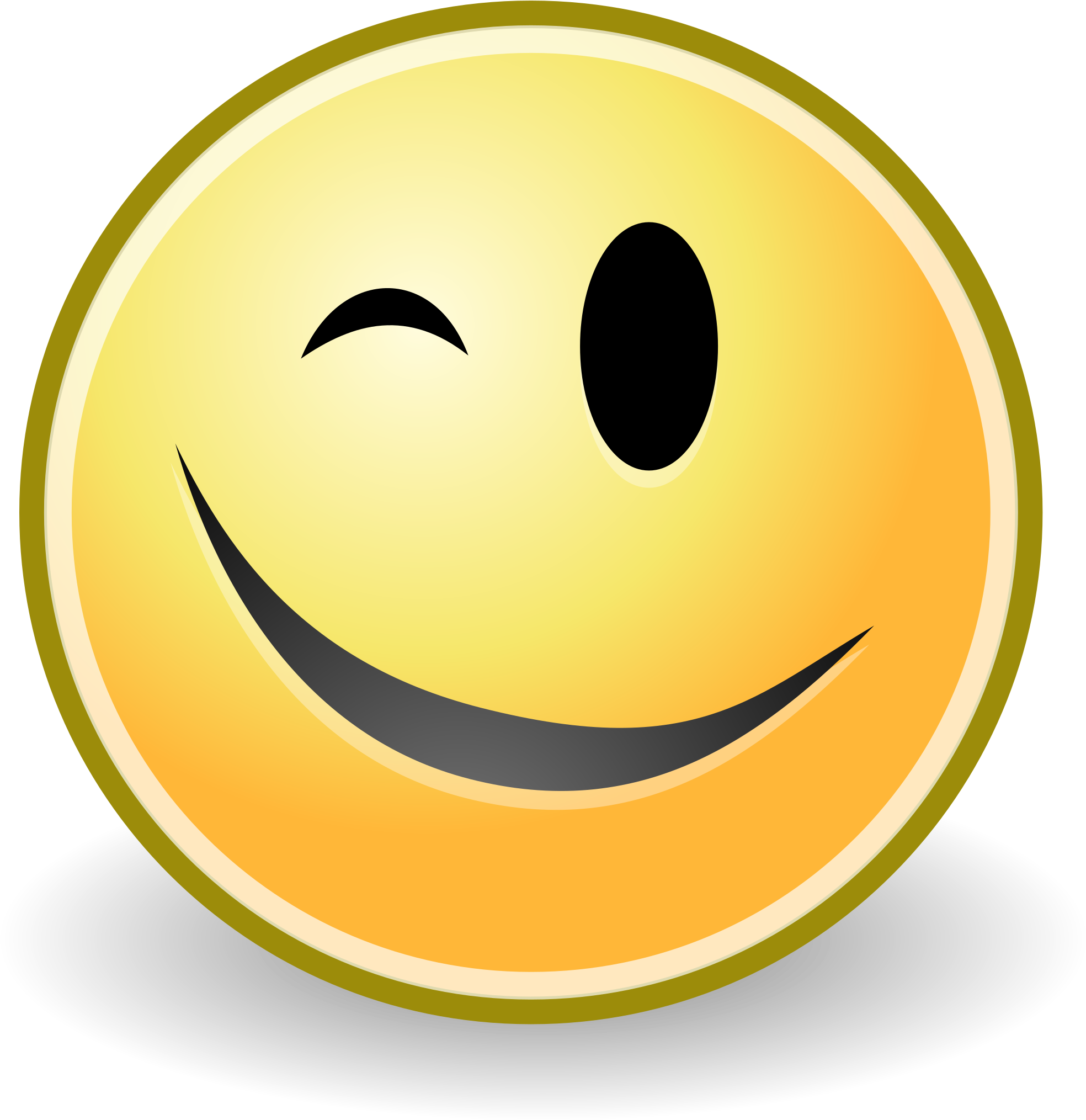 Big Image - Wink And A Smile - (2400x2400) Png Clipart Download. 