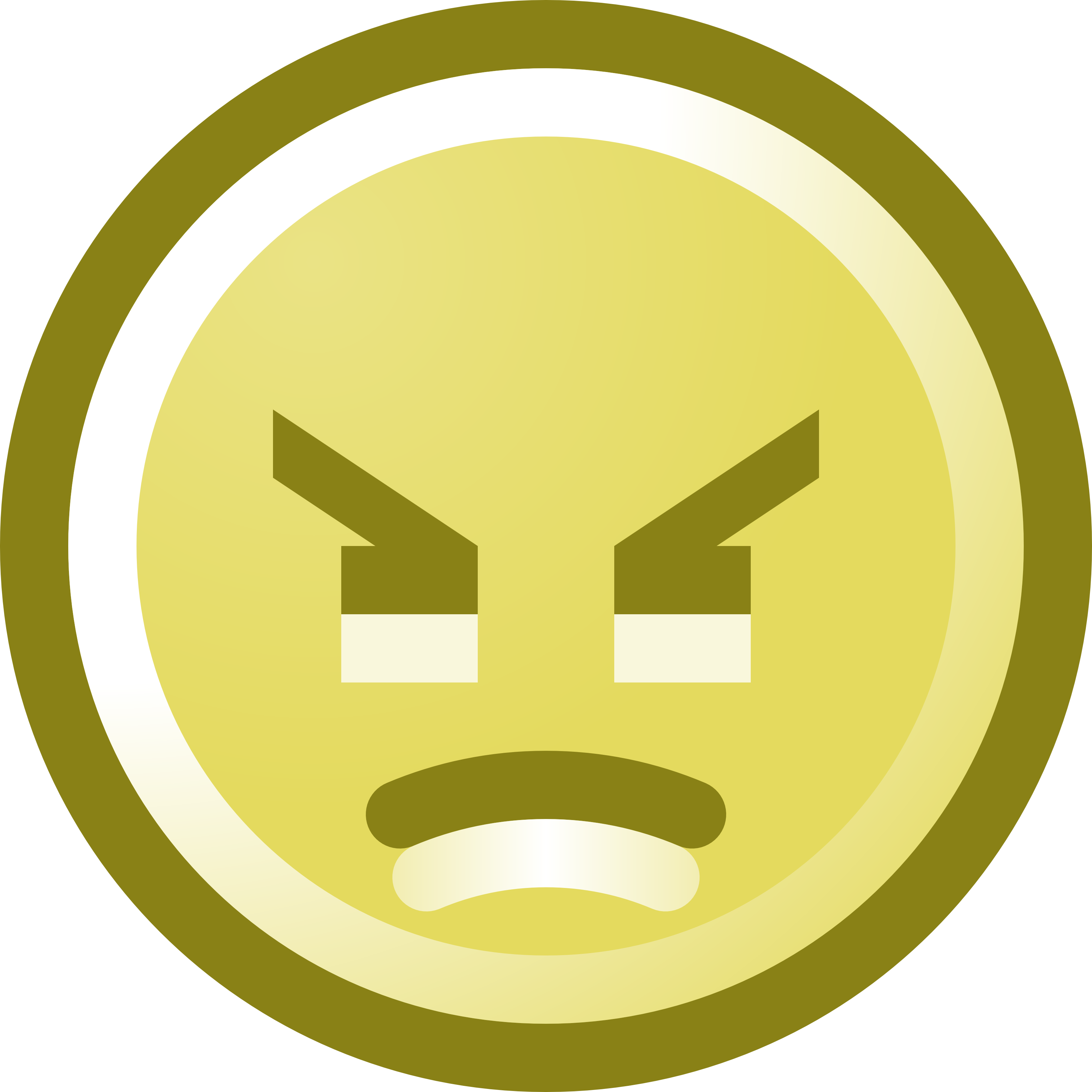 Free Angry Smiley Face Clip Art Illustration By 000129 - Smiley Face Clip Art (3200x3200)