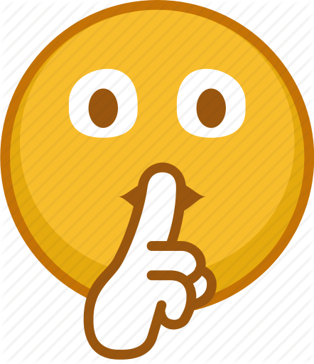 Emoji Transparent Avatar Emoji Emoticon Emoticons Person - Silence Emoji (442x512)